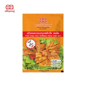 เหรียญทองคู่ แป้งทอดกรอบรสเผ็ด 110 กรัม