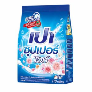 เปา ซุปเปอร์ไวท์ ผงซักฟอก 110 กรัม (1 แพ็ก 12 ชิ้น)